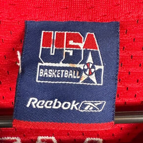 Lebron James Y2K TEAM USA 2004 Athens Olympics 9 Reebok Swingman Jersey Boys L - Picture 5 of 11